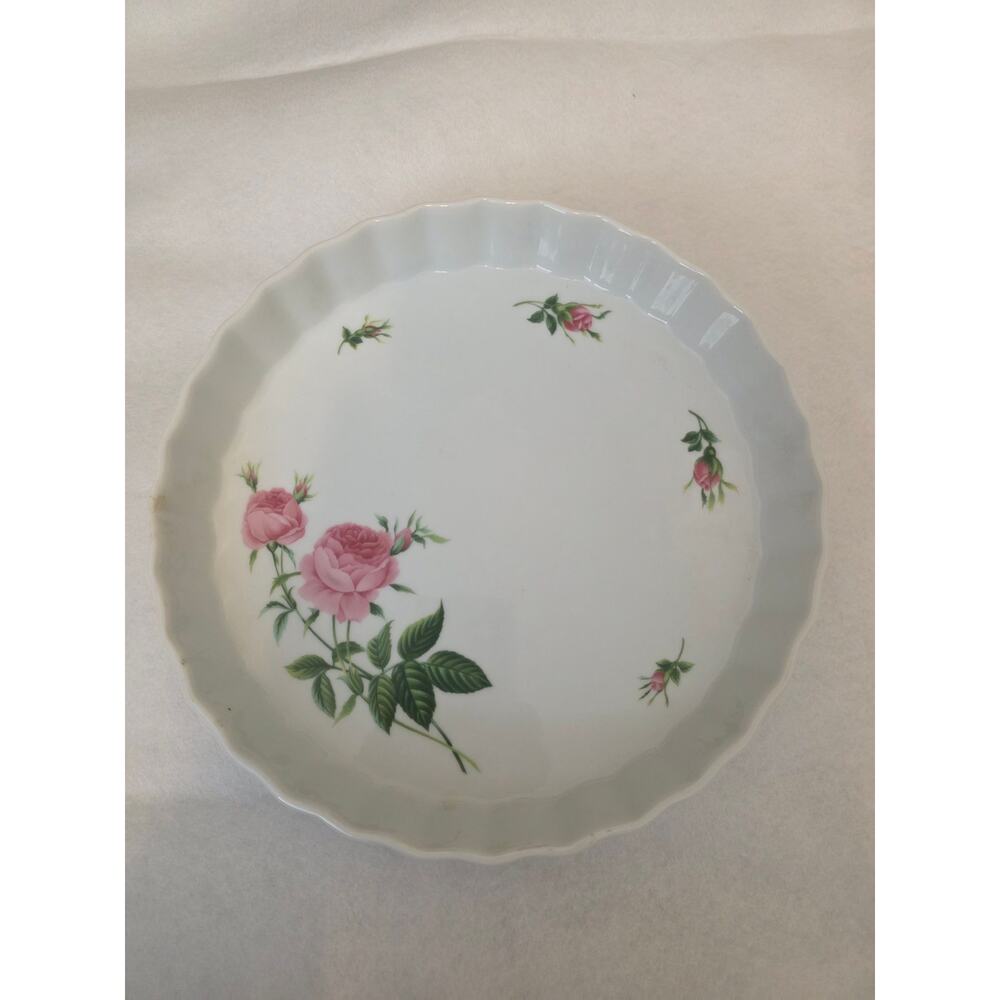 Christineholm Rose Fluted Quiche/tart Dish